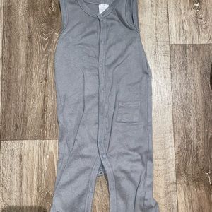 Grey pant romper
